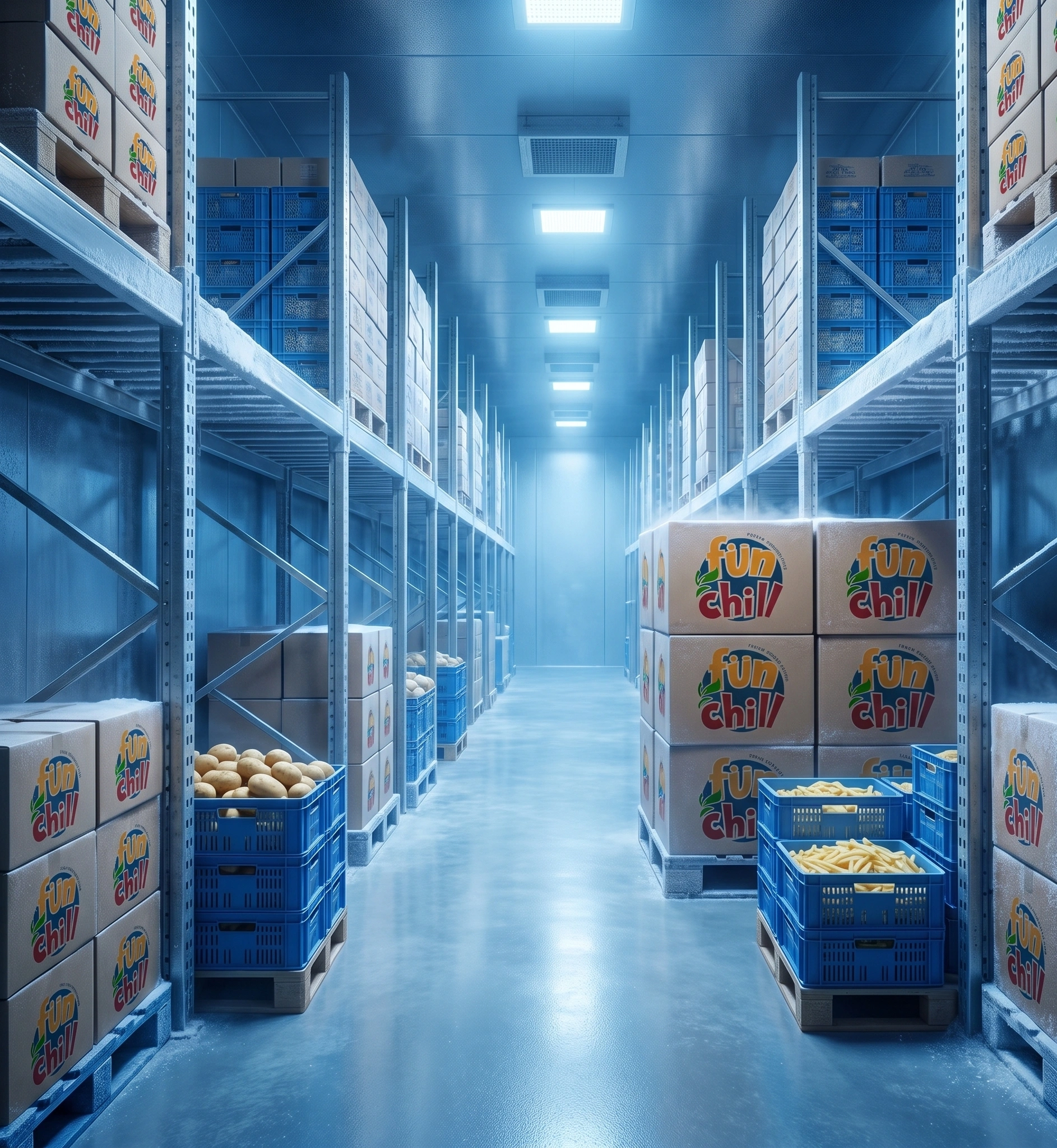 Modern frozen food manufacturing infrastructure